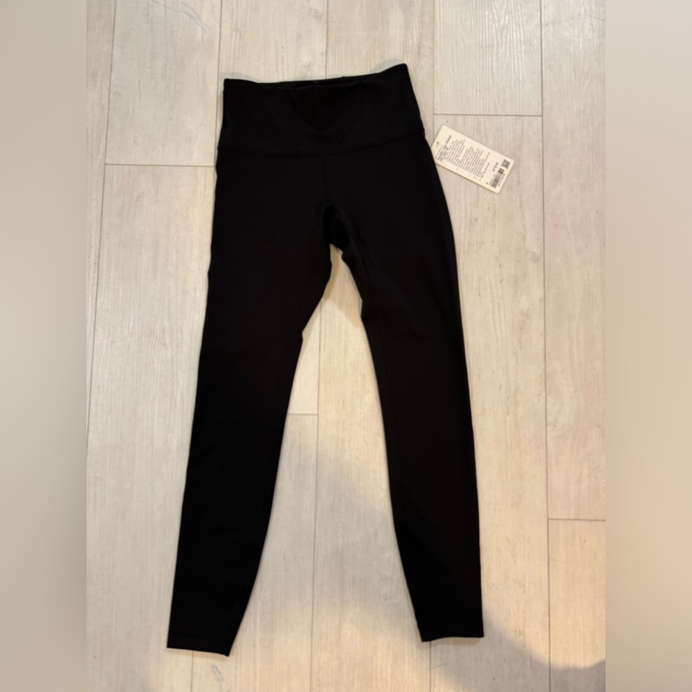 Brand New Lululemon Wunder Train Ribbed High Rise Leggings 28”